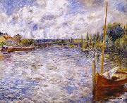 Pierre Auguste Renoir The Seine at Chatou Spain oil painting artist